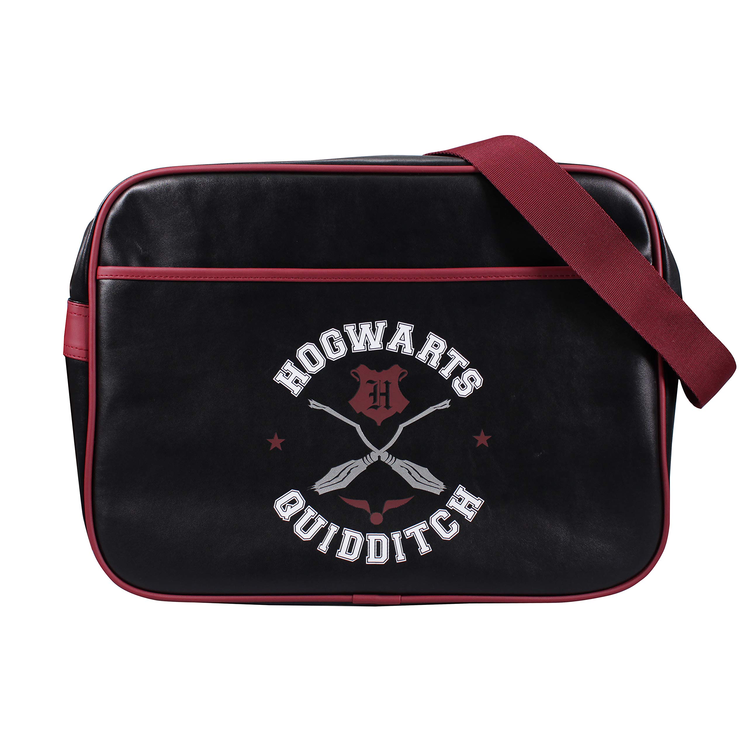 Harry Potter Retro Quidditch Bag - Snitch, Black/White, 31 (w) x 41 (h) x 14 (d) cm, luggage