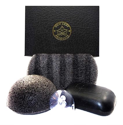 Charcoal Face And Body Scrub Kit For Acne Psoriasis Ingrown Hair