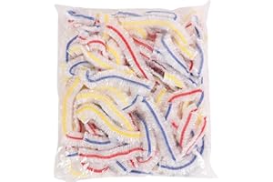 Plastic Bowl Covers 300Pcs Colorful Food Grade PE Plate Covers for Food with Elastic Disposable Leakproof Fresh Keeping Wrap