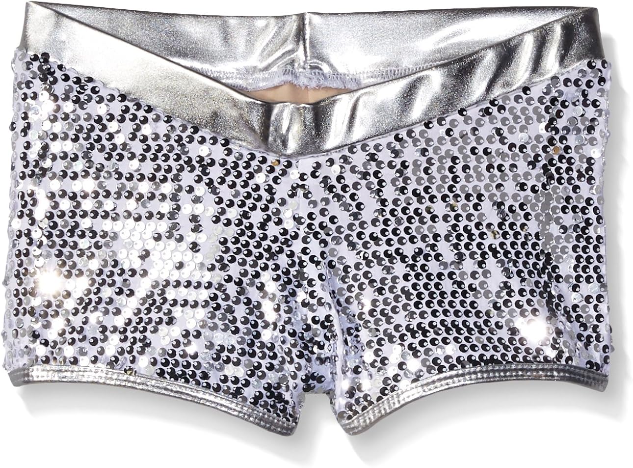 Gia Mia Dance Girls' Big Sequin Short: Clothing