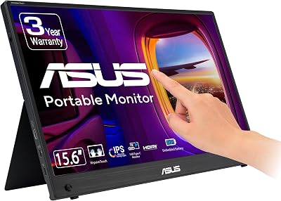 ASUS ZenScreen Touch MB16AMTR 16 inch Portable USB Monitor FHD IPS 10-point