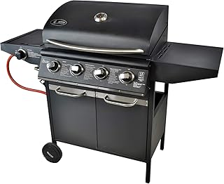 ACTIVA Grill Gasgrill Grillwagen 5 Brenner (12,8 kW + 3,2 kW) BBQ Barbeque Gas-Grill mit Deckel