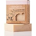 Legend's Creek Farm Goat Milk Soap - Cleansing Moisturizing Soap Bar for Hands and Body - 5 Oz Creamy Lather, Nourishing, Gentle Natural Soap for Sensitive Skin (Chamomile Cherry Blossom, Pack of 1)