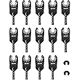 14pcs Oscillating Saw Blades, 3/8 Inch Professional Universal Multitool Blades for Wood Plastic Soft Metal, Quick Release Durable Oscillating Wood Saw Blades Fit Most Models