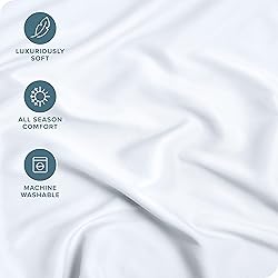 Bare Home Fitted Bottom Sheet Queen Size - Premium