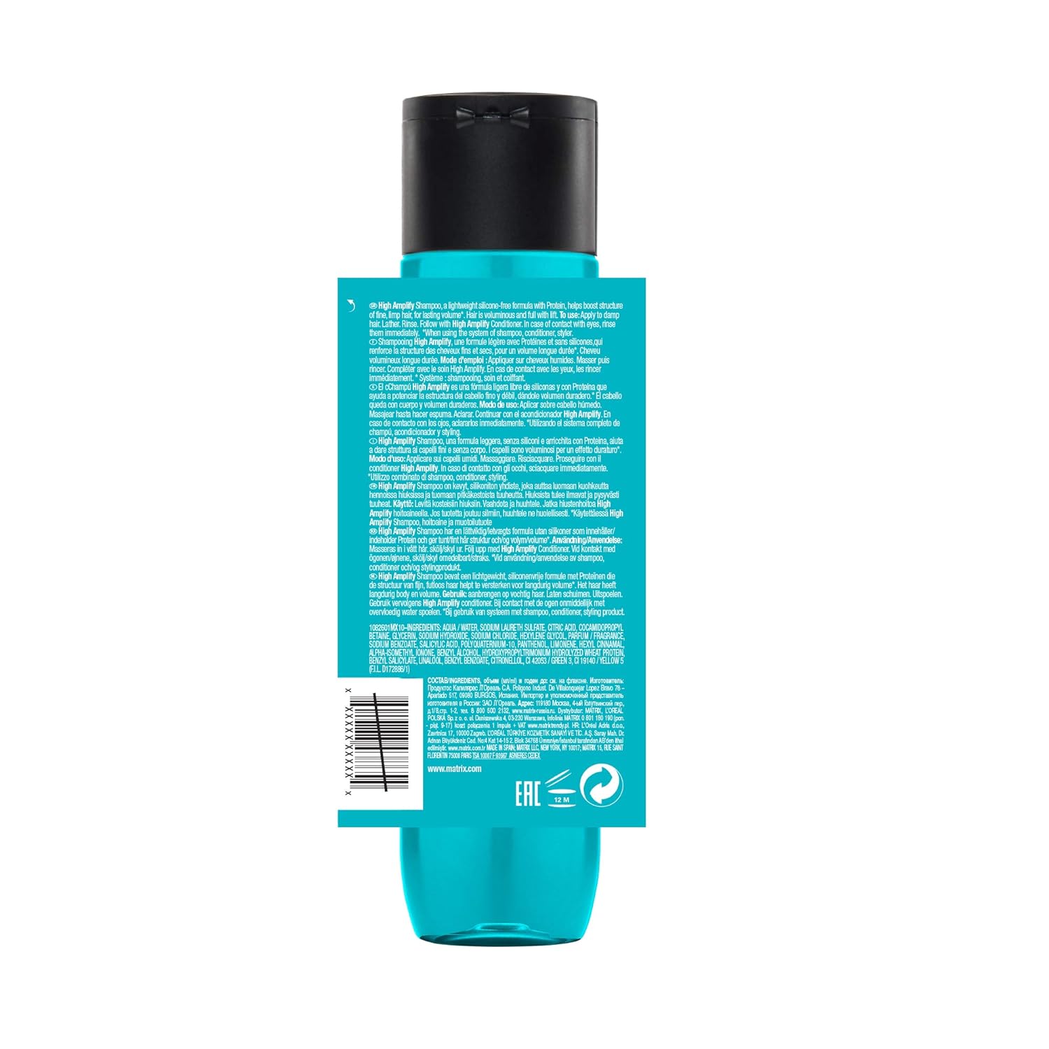 MATRIX Total Results High Amplify Volumizing Shampoo | Instant Lift & Lasting Volume | Silicone-Free | For Fine Hair | 10.1 Fl. Oz.: Premium Beauty