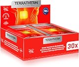 TerraTherm Heat Pads Back Neck Shoulders 12h Soothing Deep Heat 30pcs