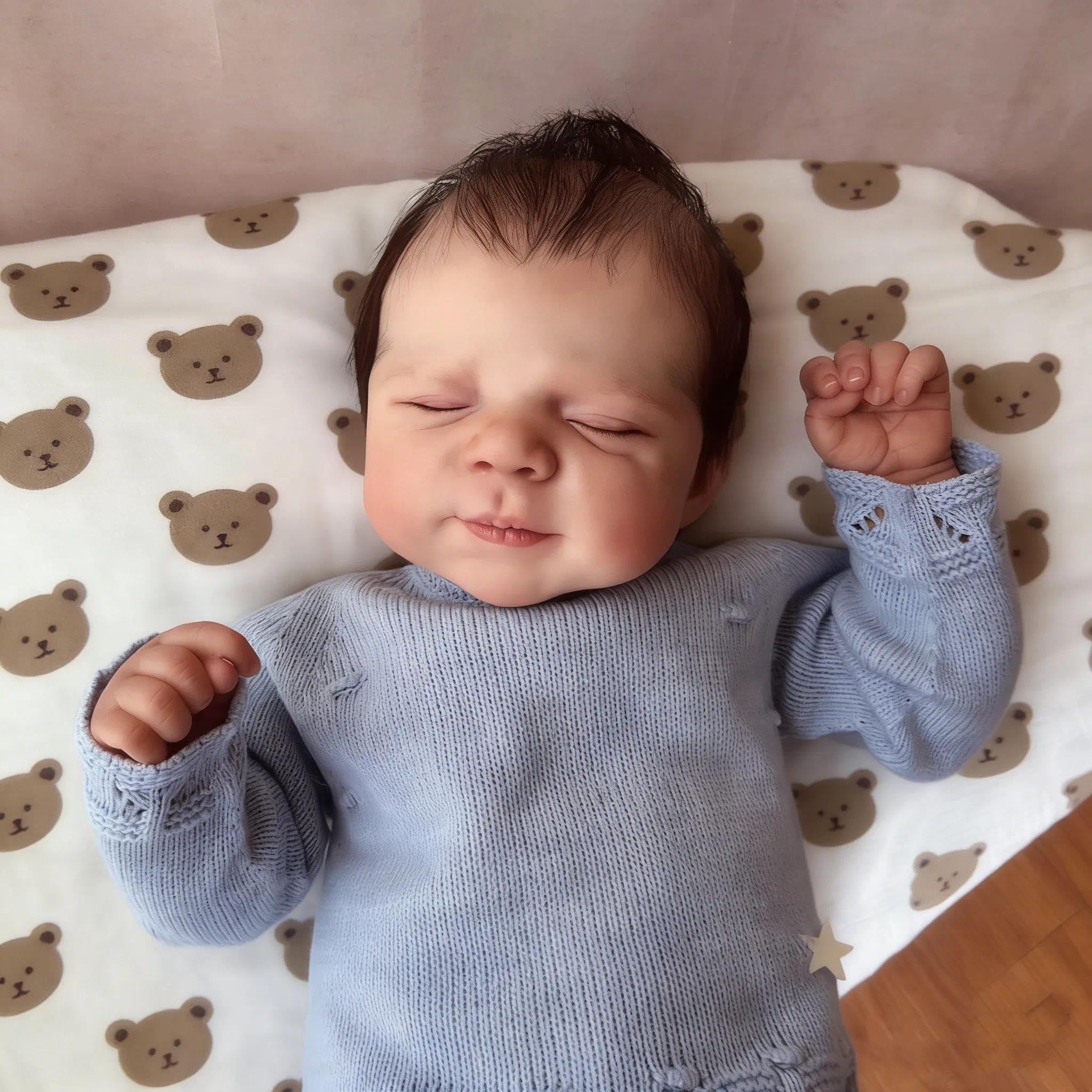 Zero pam Reborn Baby Dolls Silicone Full Body Girl,18 Inch Realistic Silicone Baby Dolls That Look Real, Lifelike Newborn Preemie Doll Soft Full Body Washable Girl With Closed Eyes (Classic)