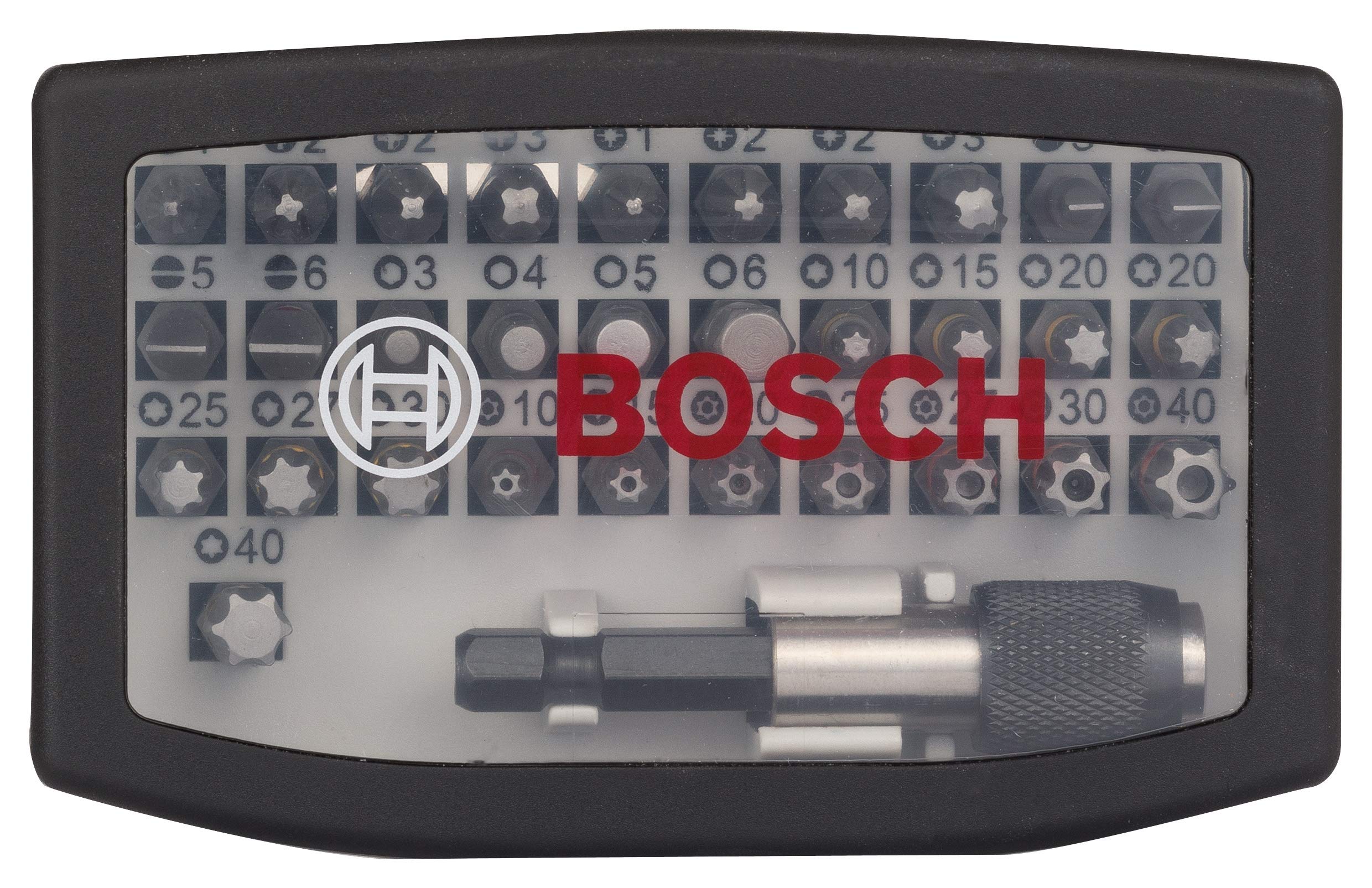 Bosch Professional 32-piece Screwdriver Bit Set (Drill Driver Accessories, Screw Driver bit Set)