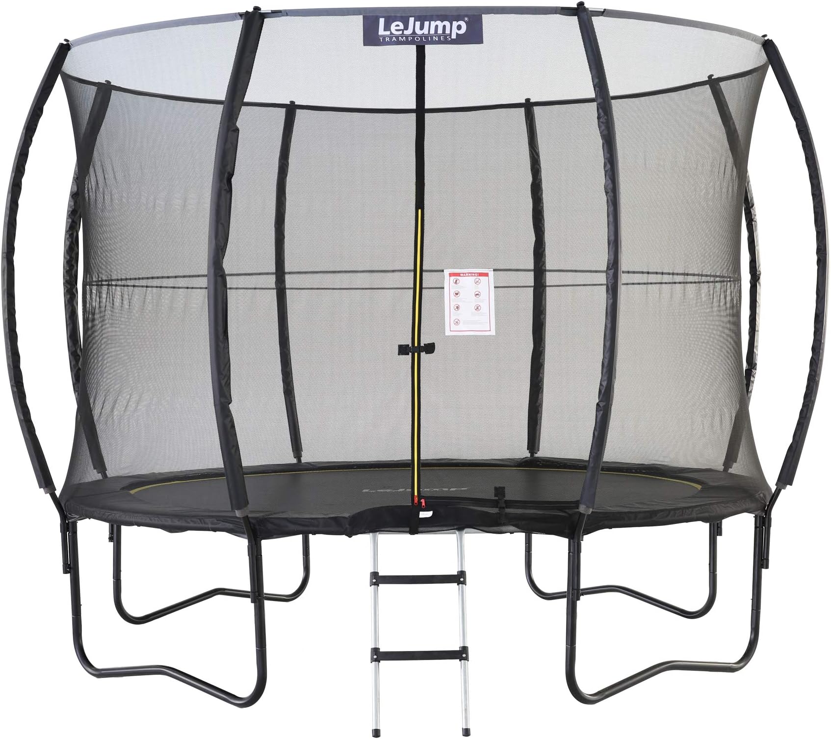 Lejump Pumpkin Trampolines 10ft 12ft for Kids with Safety Pad, Free Ladder, Free Storage Bag, Free Installation Glove