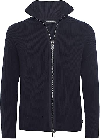 mens wool zip up cardigan