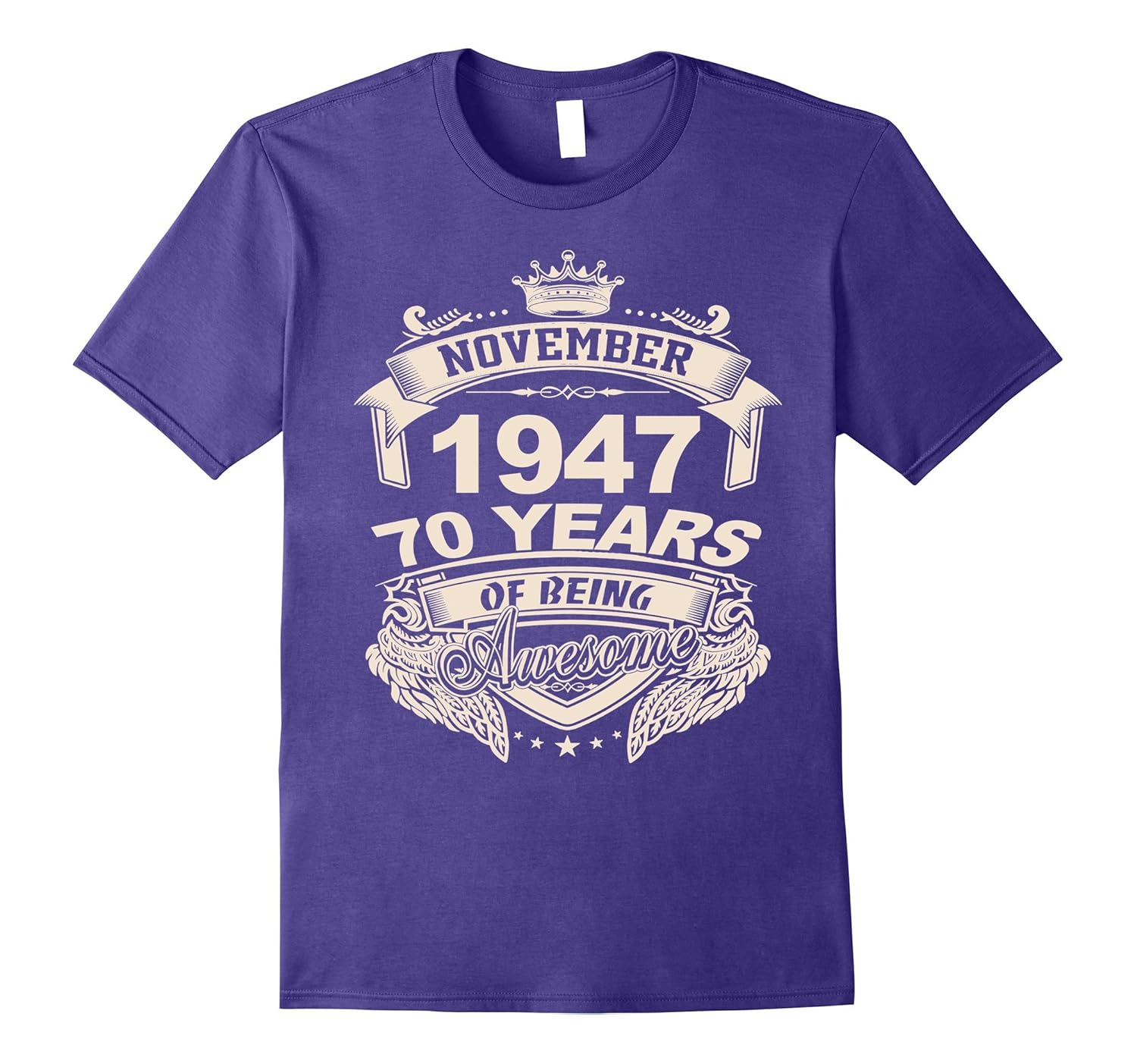 Born in November 1947 - 70 years of being awesome T-Shirt-ANZ