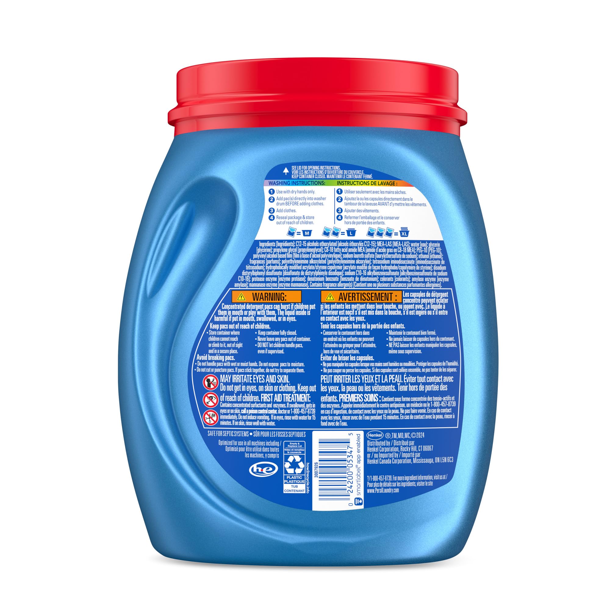 Persil Ultra Pacs Original Everyday Clean Laundry Detergent, 42 count