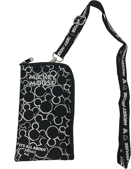 Amazon ディズニー ミッキーマウス コインポーチ キーチェーン ストラップ シルバー シューズ バッグ