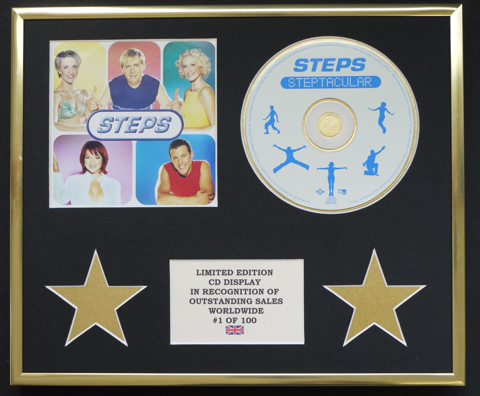 STEPS/CD DISPLAY/LIMITED EDITION/COA/STEPTACULAR