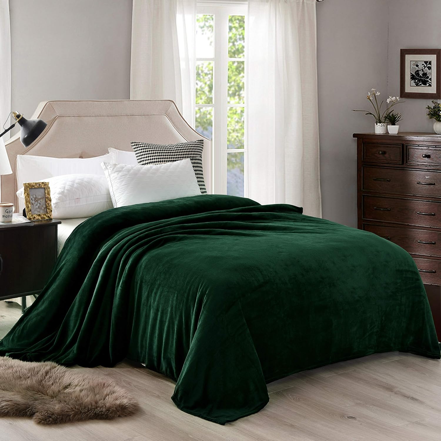 Exclusivo Mezcla Fleece Blanket Double Size for Bed Super Soft and Warm, All Season Use, Cozy, Plush, Lightweight, 230x168 CM - Image 3