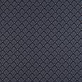 Navy Blue and Gold Fan Jacquard Woven Upholstery Fabric by The Yard - SKU: Joplin Navy