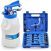 Orion Motor Tech Oil Extractor Pump and Dispenser Tool Kit, 15 ATF Refill Adapters, 3 Hoses, 2 Way Vacuum Fluid Evacuator, an