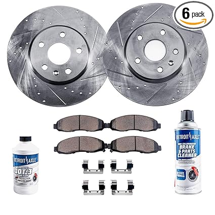 Rear Brake Rotors For 2003 2004 2005 2006 2007 2008 2009-2011 Lincoln Town Car