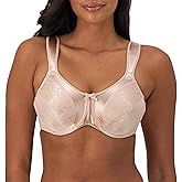 Bali Women's Minimizer Bra, Satin Tracings Underwire Bra, Bustline Slimmer, Full Coverage Bra