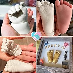 Luna Bean Baby Footprint & Hand Casting Kit