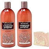 Bath & Body Works A Thousand Wishes 2 Pack Moisturizing Shampoo Bundle with a Himalayan Salts Springs Sample Soap