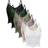 Bencailor Lace Y2k Tank Tops Fairy Grunge Clothes Crop Tops Lace Patchwork Cami Ribbed Knitted Tank for Women