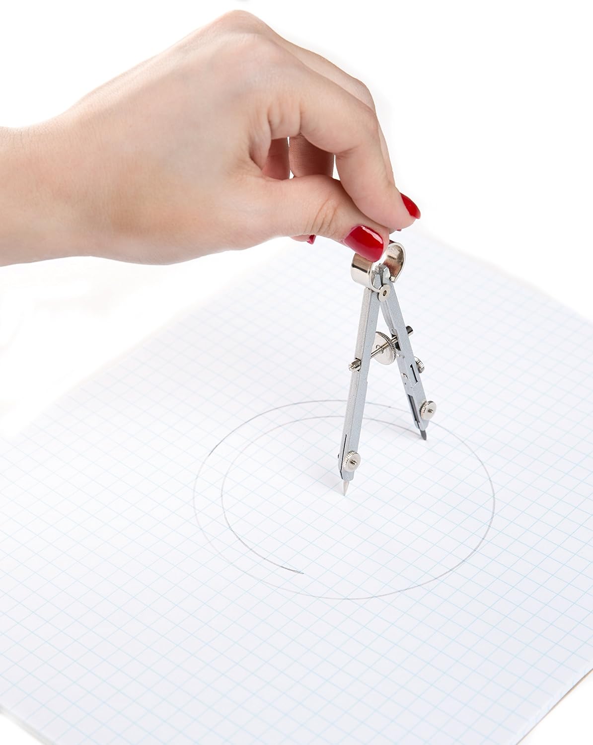 Drafting Compass for Geometry Set - Drawing Compass Geometry Set for Drafting, Math and Making Circles with Large Extension Beam for School, Drafting, Engineering and Architecture : Office Products