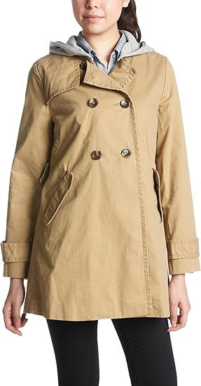 イーハイフンワールドギャラリー E Hyphen World Gallery フードトレンチ コート 131i310 123 Beige F コート ジャケット 通販 Amazon