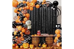 8ftx8ft Black Sequin Backdrop Curtain Wedding Backdrop Drapes Photo Backdrop Glitter Photo Booth Curtain for Brirthday Party 