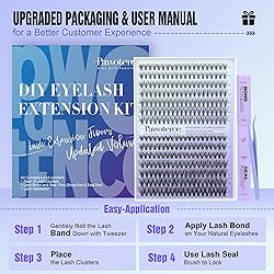 Pawotence Lash Extension Kit DIY 280pcs Individual