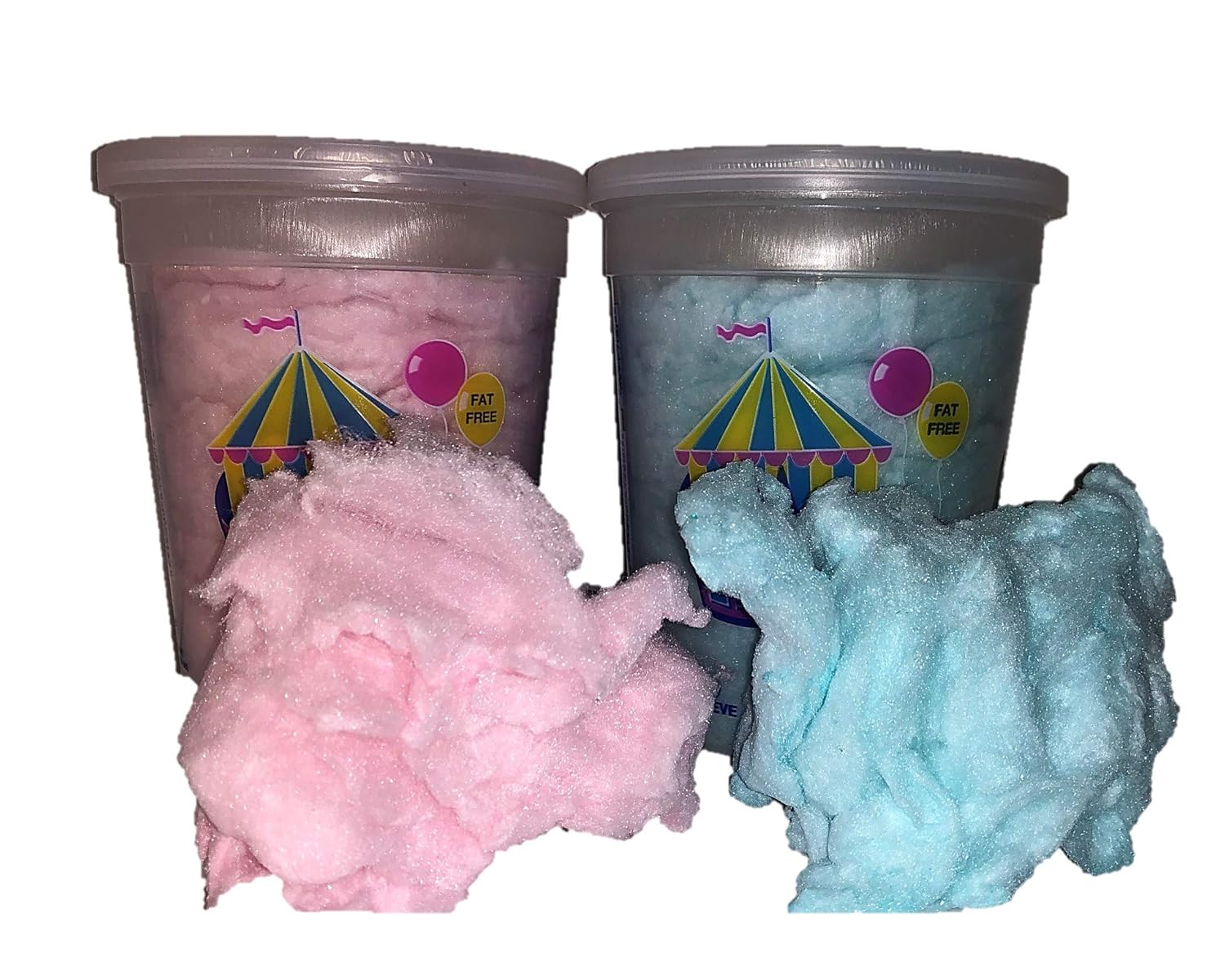 Cotton Candy Tubs Variety Pack by Snack Mountain (4 Oz
