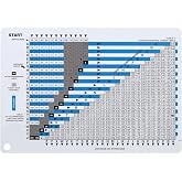 Waterproof RDP Dive Table Imperial Feet No Decompression Dive Planner Guide | with Instructions, for Scuba Divers &amp; Diving Instructors