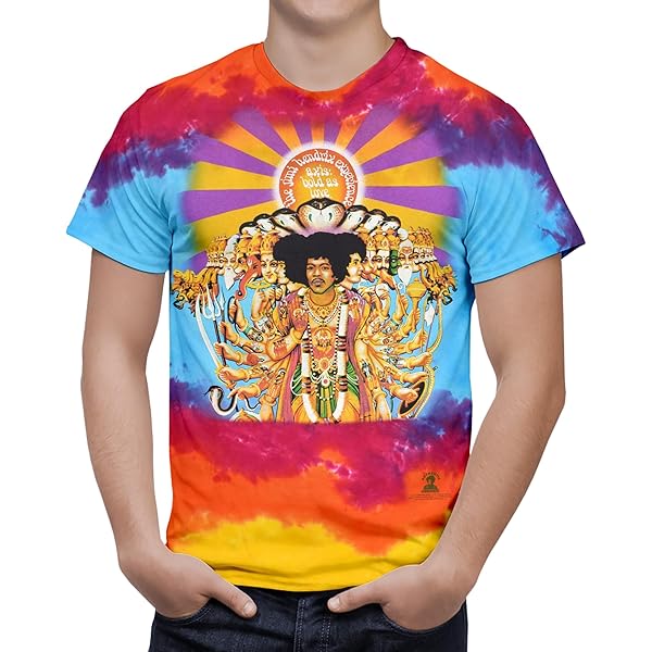 Amazon.com: Liquid Blue unisex adult Jimi Hendrix Asix Bold as