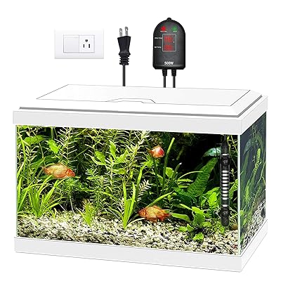Buy Submersible Aquarium Heater 100 300 500 Watt Fish Tank Heater With Dual Temperature Displays And Temp Controller Adjustable For Turtle Betta Fish Tank 5 130 Gallon Online In Turkey B08kzkxgq9