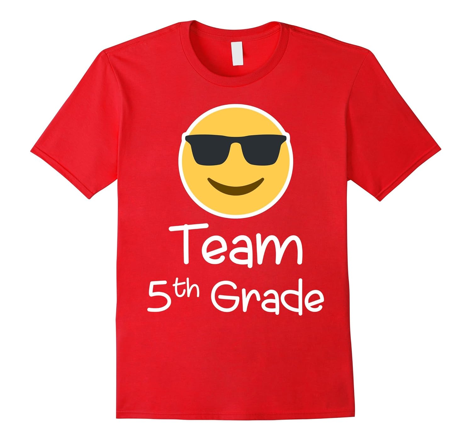 Emoji Team Fifth Grade Teacher T Shirt for lover COOL FUNNY-ANZ