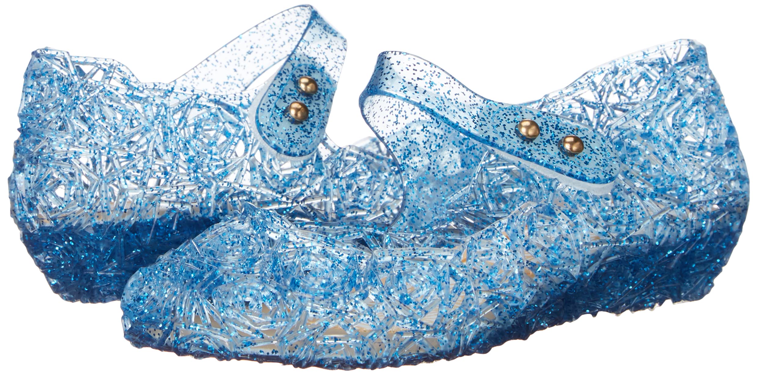 GUGUYeah Princess Costumes Jelly Flats Shoes, Cosplay Birthday Party Dress Up Sandals for Little Girls, Toddler or Kids