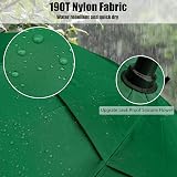 ACEIken Golf Umbrella Windproof 62 Inch Dark Green Double Canopy view 5