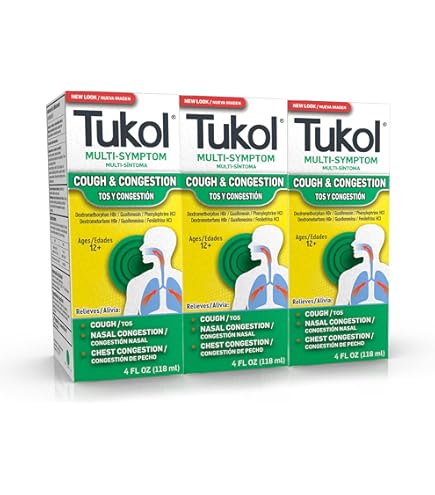 Amazon.com: TUKOL - MULTISYMPTOM Cold Syrup Pack of 2 : Health