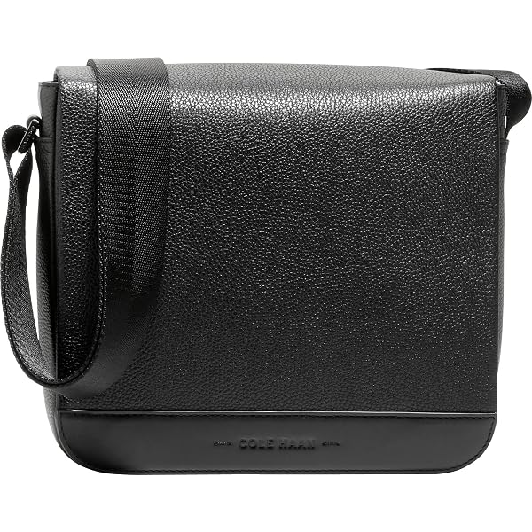 Amazon.com: Cole Haan Men's Triboro Messenger, Black : Clothing