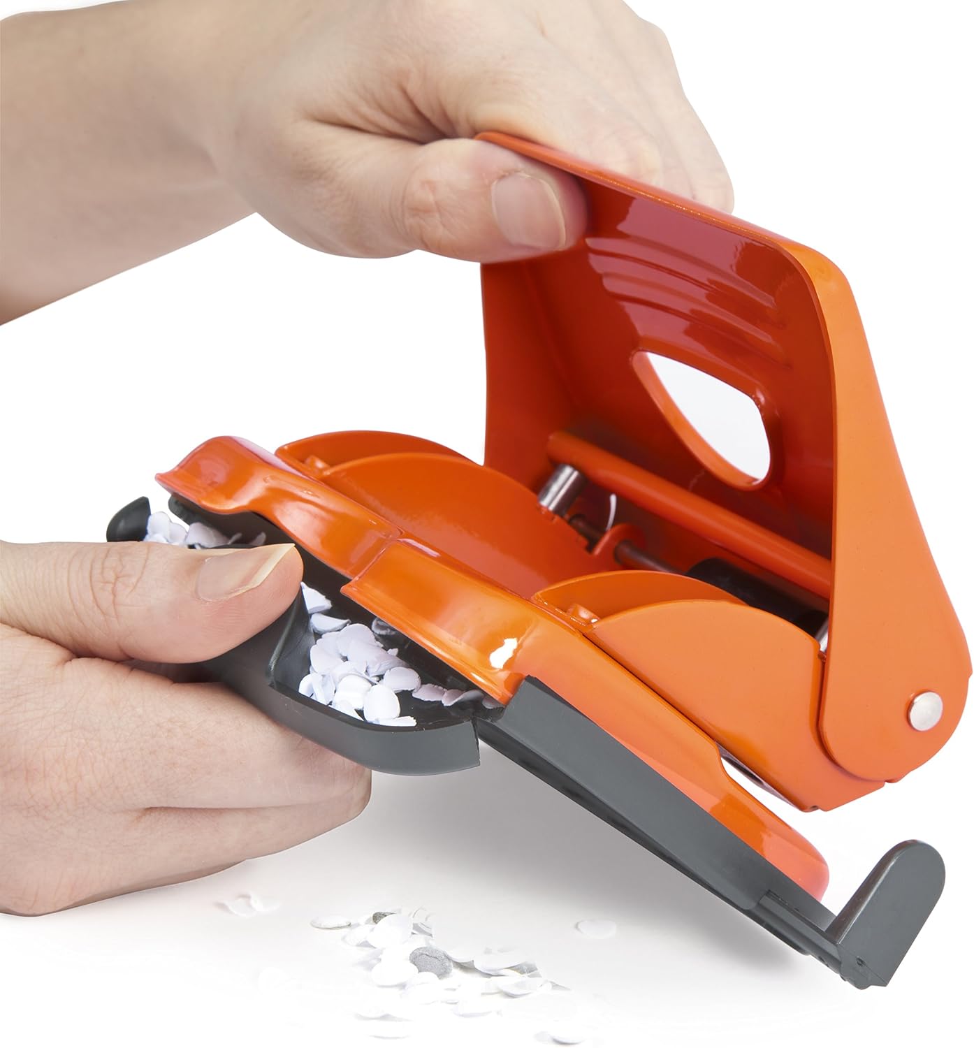 Rapesco 1362 825 2-Hole Metal Punch, 25 Sheet Capacity, Orange - Image 5