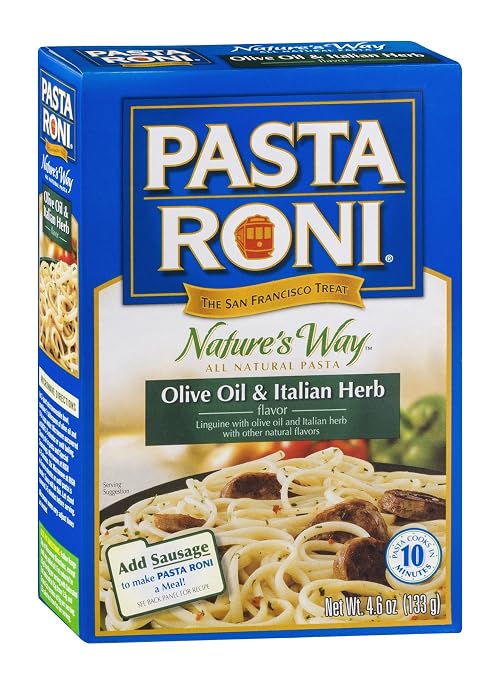 Linguine with olive Oil and italian herbs with other Natural flavors (015300440821)