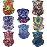 SMEHCF 8 Multipurpose Bandanas for Women Men