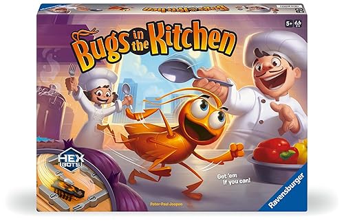 Ravensburger Bugs in The Kitchen Board Game for Kids Age 5 Years and Up - 2 to 4 Players - 2024 Edition