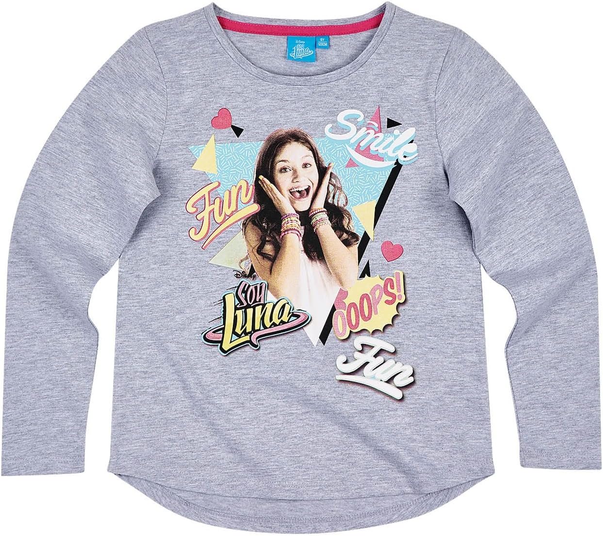 Disney Soy Luna Girls Long Sleeve T-Shirt - Grey