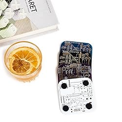 Coasters for Drinks in PCB-Design Green Coasters
