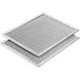 2 Pack Aluminum Range Hood filter 97006931 Replacement by AMI PARTS | Compatible with Bro-an Nu-tone Range Hood Grease Filter PART#S97006931 (10-1/2 x 8-3/4 in) BP29, 88150, 99010121
