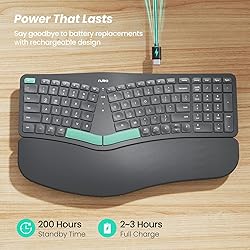 Nulea RT05B Wireless Ergonomic Keyboard, Split