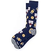 Alynn Nothing But Net Men's Basketball Hoop Sport Coach Socks Novelty Crew Carded Cotton Hipster Dress Socks