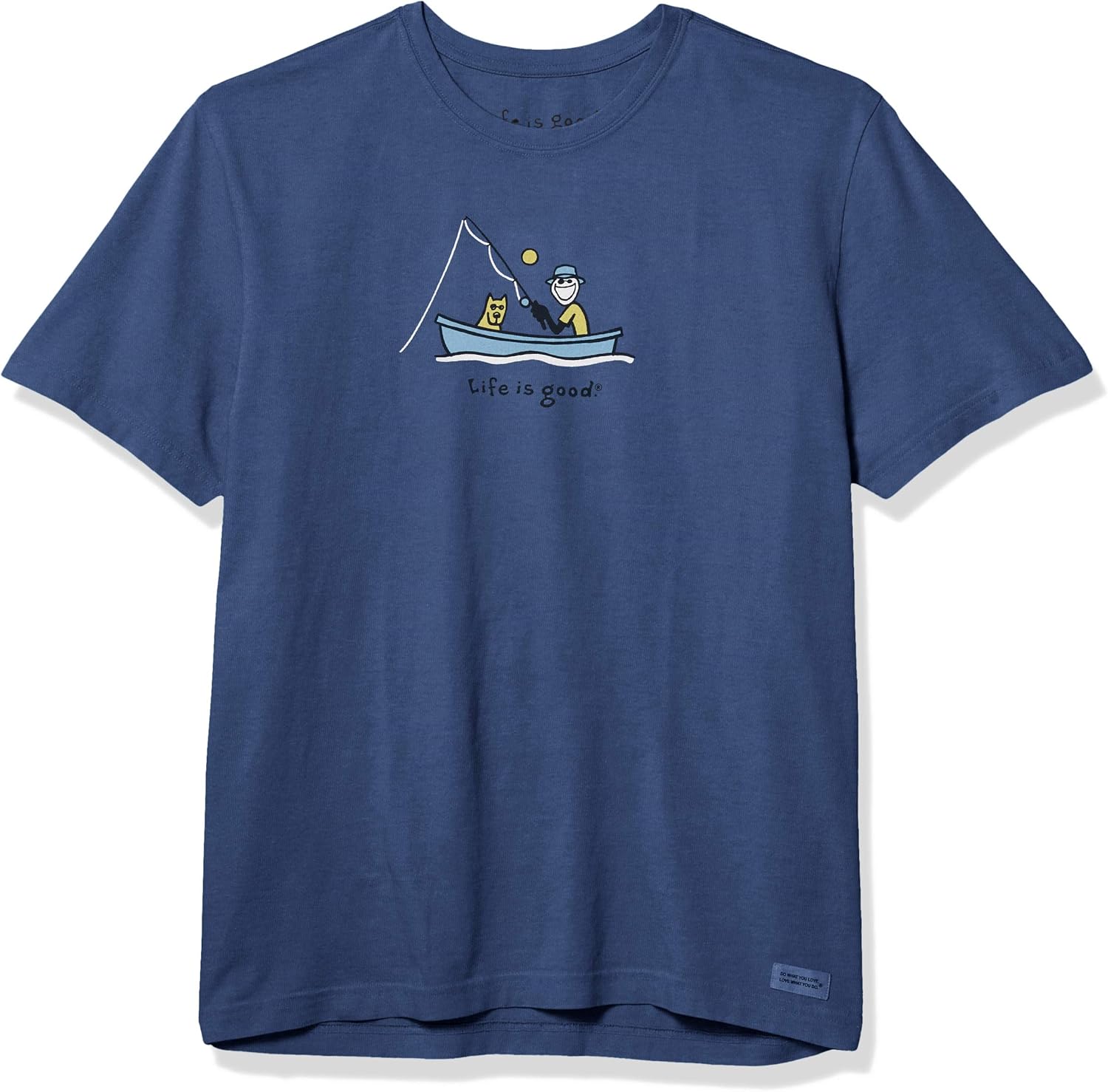 Life is Good Unisex-Adult Vintage Crusher Outdoor Jake Graphic T-Shirt: Clothing